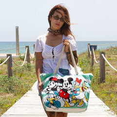 Disney Mickey Mouse Together-Soleil Beach Bag, Blue