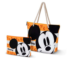 Disney Mickey Mouse Orange-Soleil Beach Bag, Orange