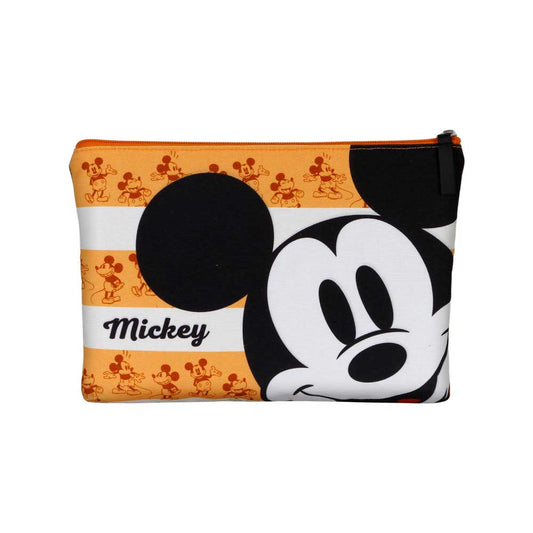 Disney Topolino Orange-Borsa da Toilette Pochette Soleil, Arancione