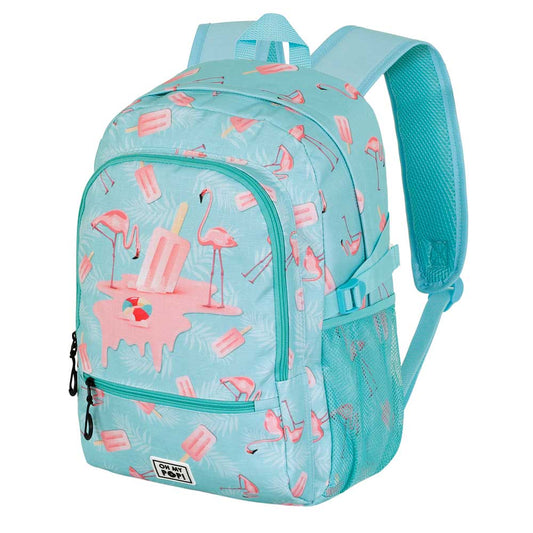 Zaino Oh My Pop Ice Flamingo-Fight FAN 2.2, turchese