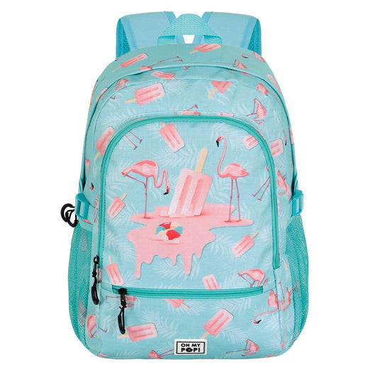 Zaino Oh My Pop Ice Flamingo-Fight FAN 2.2, turchese