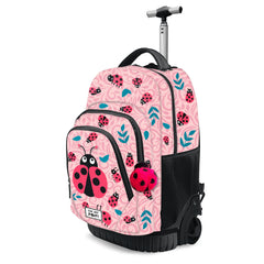Oh My Pop Ladybug-Mochila Trolley GTS FAN, Rosa