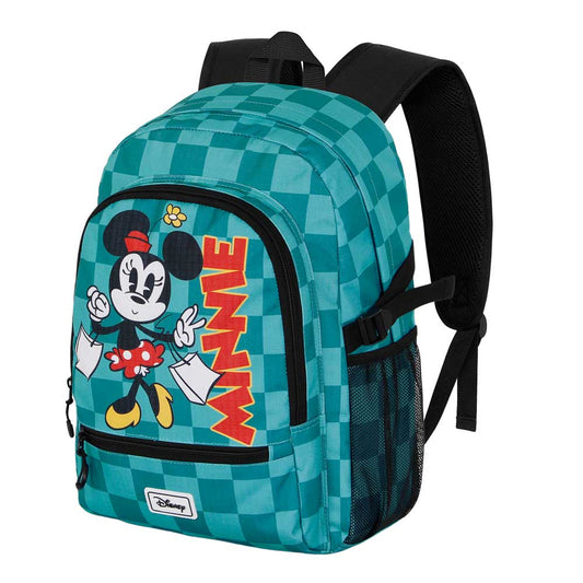Disney Minnie Mouse Indigo-Mochila Fight FAN 2.2, Turquesa