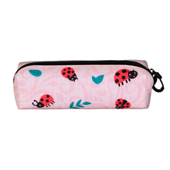 Oh My Pop Ladybug-Estuche Portatodo Cuadrado FAN 2.2, Rosa