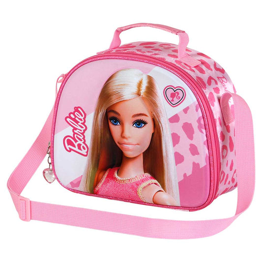 Barbie Fashion-3D Lunch Box Bag, Pink