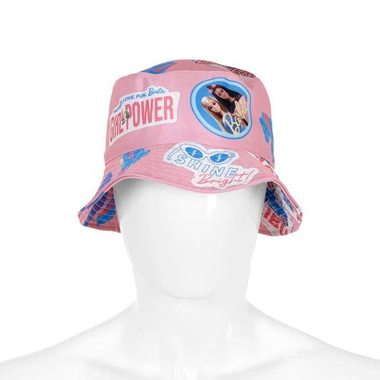 Barbie Malibu-Gorro Infantil Bucket, Rosa