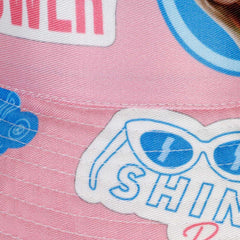 Barbie Malibu-Gorro Infantil Bucket, Rosa