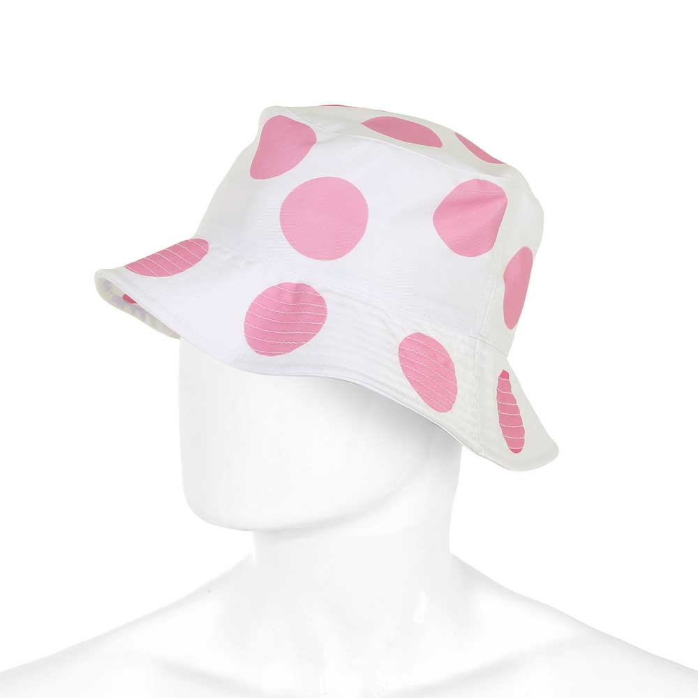 Karactermania Dots-Gorro Infantil Bucket, Rosa