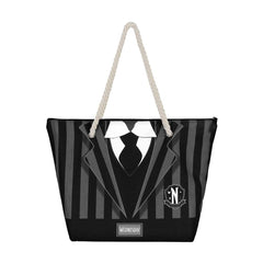 Wednesday Miércoles Uniform-Bolsa de Playa Soleil, Negro