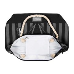 Wednesday Miércoles Uniform-Bolsa de Playa Soleil, Negro