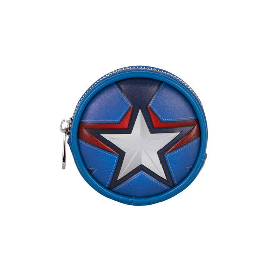 Marvel Captain America Courage-Portamonete Cookie, Blu