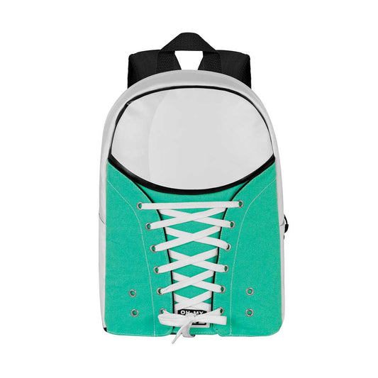 Oh My Pop! Mint-Sac à dos Sneakers, Turquoise