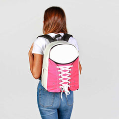 Oh My Pop! Fuchsia-Sneakers Backpack, Fuchsia