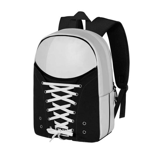 Oh My Pop Black-Zaino Sneakers, Nero