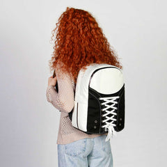 Oh My Pop Black-Sneakers Backpack, Black