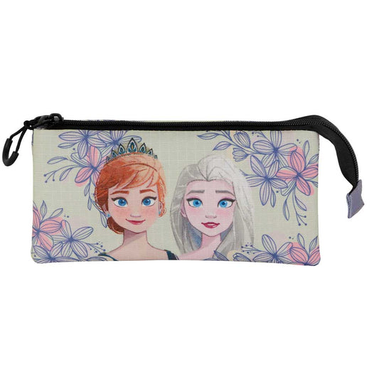 Disney Frozen 2 Emotion-Estuche Portatodo Triple, Beige