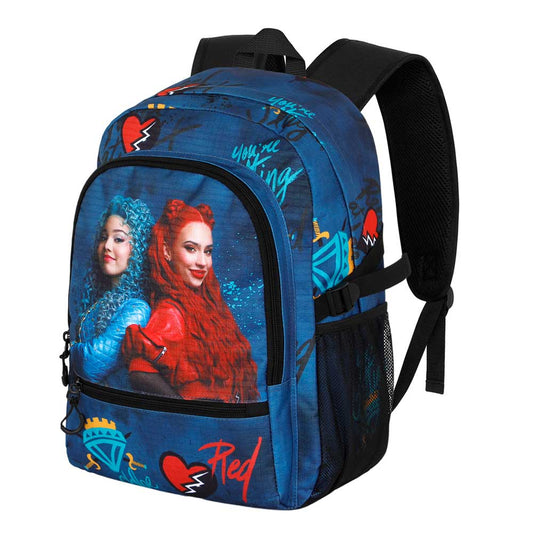 Disney The Descendants Wickedly-Fight FAN 2.2 Backpack, Multicolor