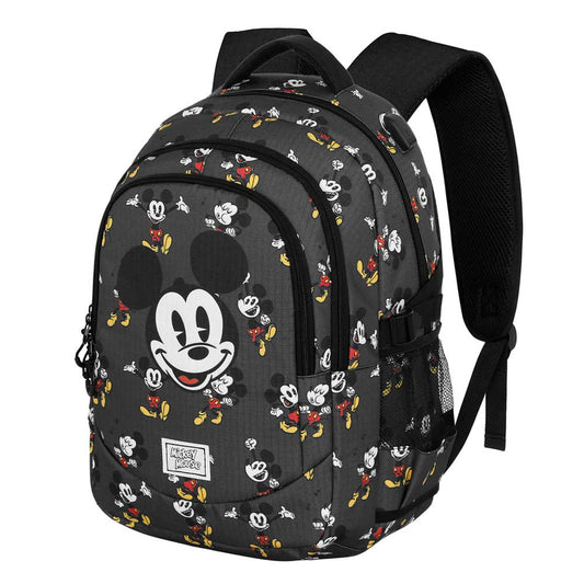 Disney Mickey Mouse Looks-Mochila Running PLUS, Negro