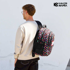 Marvel Los Vengadores Chibi-Mochila Running PLUS, Negro
