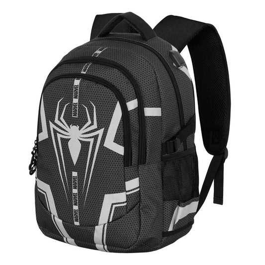 Marvel Spiderman Town-Mochila Running PLUS, Negro