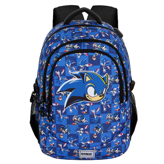 Sonic The Hedgehog - SEGA Action-Mochila Running PLUS, Azul