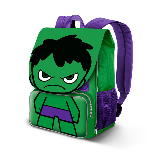 Marvel Hulk Angry-Small Expandable Backpack EXP, Green