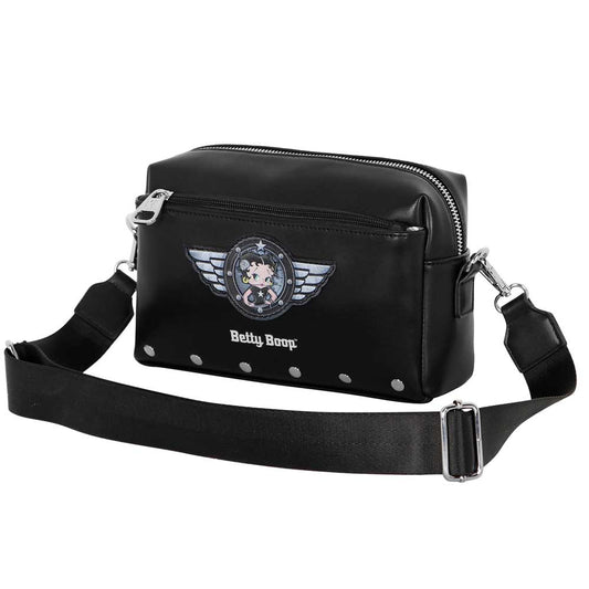 Betty Boop Motor Love-Fashion Shoulder Bag, Black