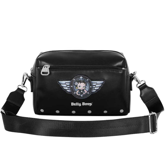 Betty Boop Motor Love-Fashion Shoulder Bag, Black