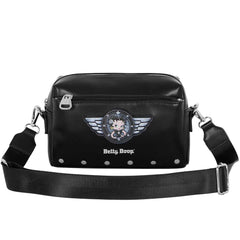 Betty Boop Motor Love-Fashion Shoulder Bag, Black