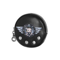 Betty Boop Motor Love-Cookie Coin Purse, Black