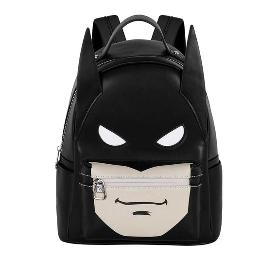 DC Comics Batman Batsignal-Mochila Heady, Negro