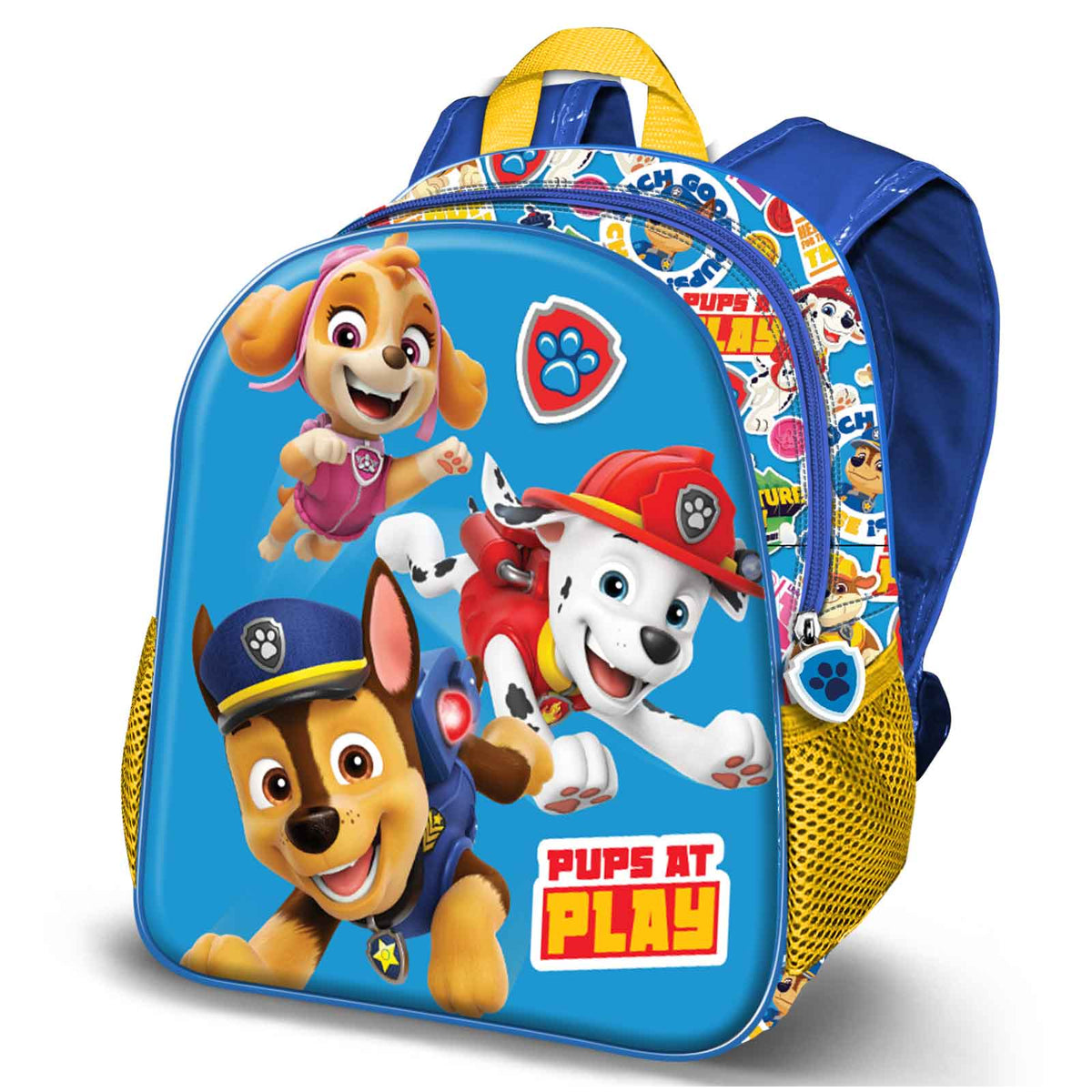 Paw Patrol Play-Small 3D Backpack, Blue