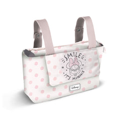 Disney Minnie Mouse Dear-Borsa Organizer per Passeggino Hamper Mommy, Salmone