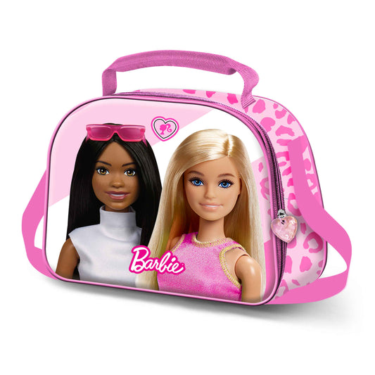 Barbie Fashionista-3D Lunch Bag, Pink