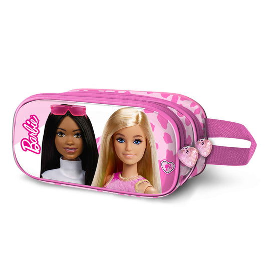 Barbie Fashionista - Barbie Fashionista 3D Double Pencil Case, Pink