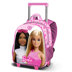 Barbie Fashionista - 3D Backpack with Wheels Small, Pink