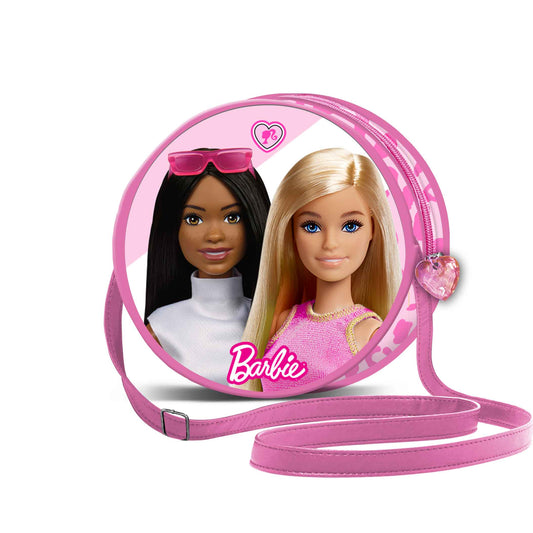 Barbie Fashionista-Round Shoulder Bag, Pink