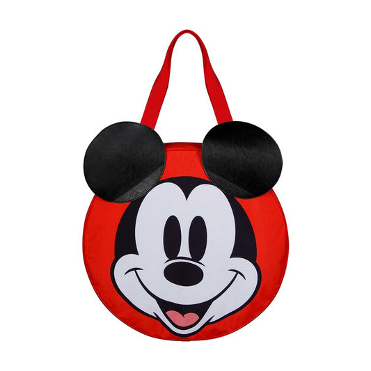 Disney Topolino Face-Borsa da Spiaggia Jumbo, Multicolore