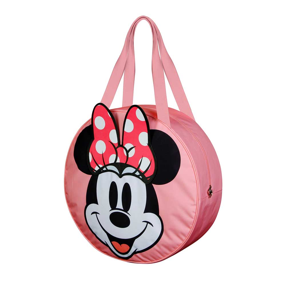 Disney Minnie Mouse Face-Borsa da Spiaggia Jumbo, Multicolore