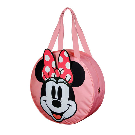 Disney Minnie Mouse Face-Borsa da Spiaggia Jumbo, Multicolore