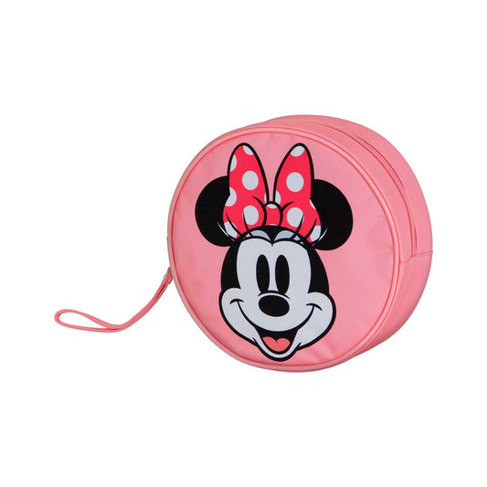 Disney Minnie Mouse Face-Borsa da Toilette Pochette Jumbo, Multicolore