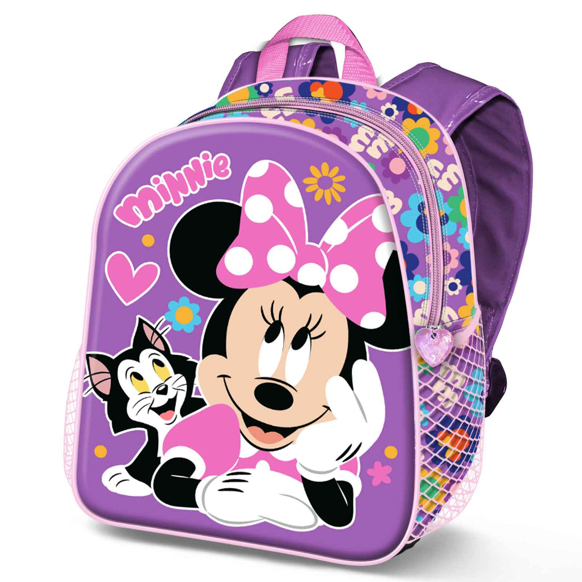 Disney Minnie Mouse Kitty-Small 3D Backpack, Lilac