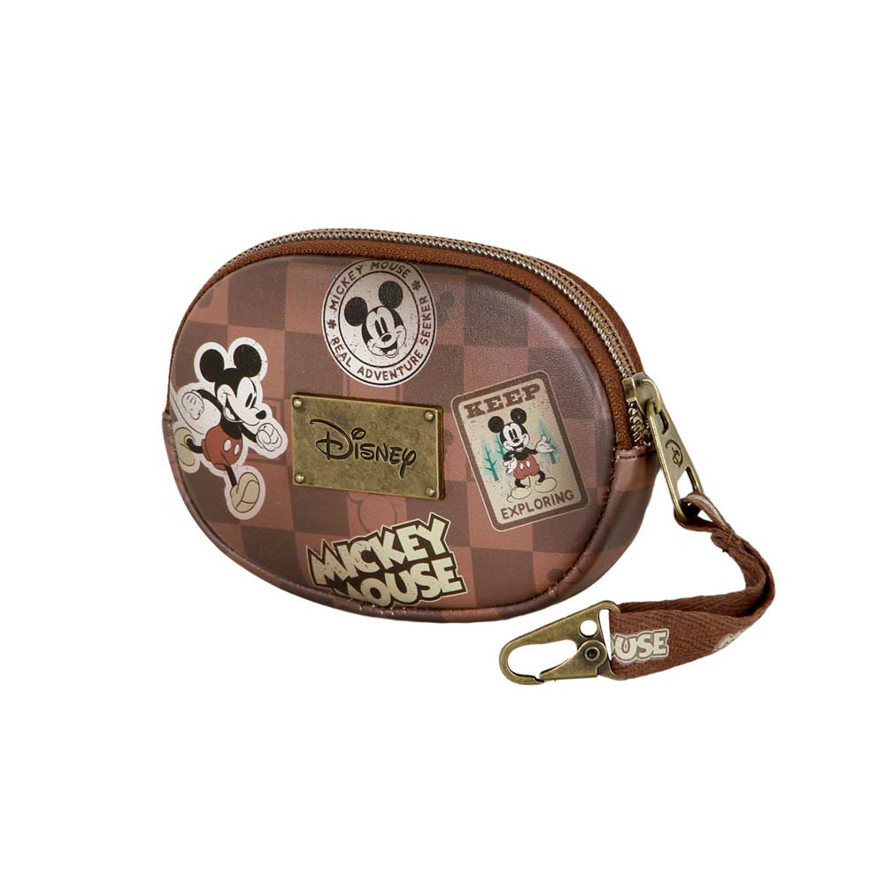 Disney Mickey Mouse Journey-Pill Coin Purse, Brown