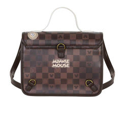 Disney Minnie Mouse Journey-Bolso-Mochila Satchel, Marrón