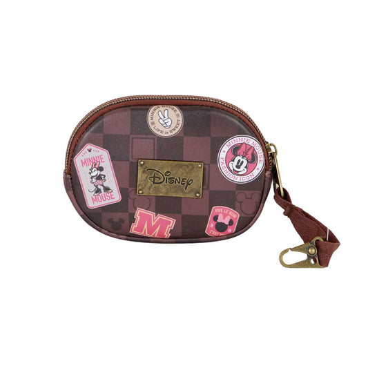 Disney Minnie Mouse Journey-Monedero Pill, Marrón