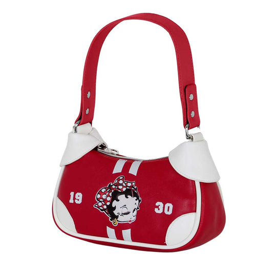 Betty Boop Varsity-Fancy Casual Bag, Burgundy