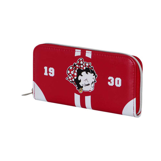Betty Boop Varsity-Portefeuille Essentiel, Bordeaux