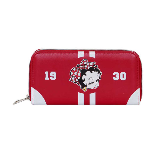 Betty Boop Varsity-Essential Wallet, Burgundy