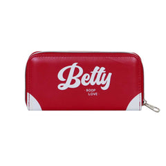 Betty Boop Varsity-Essential Wallet, Burgundy