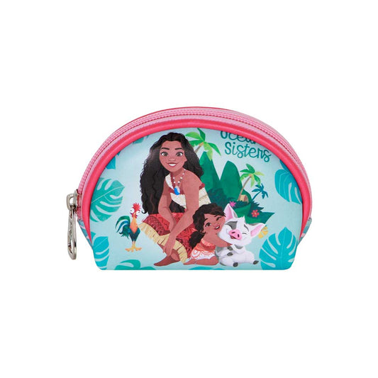 Disney Vaiana Family-Monedero Oval Casual, Azul